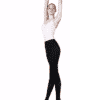 Collant de danse à pieds étriers Sansha