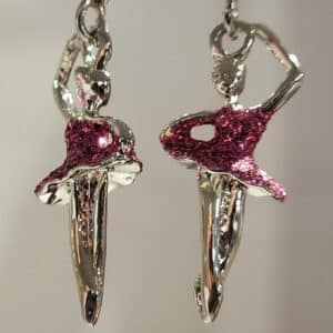 Boucles D'oreilles Danse Paillettes Et Strass – Image 8