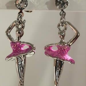 Boucles D'oreilles Danse Paillettes Et Strass – Image 7
