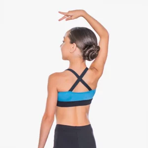 Alternative view of Haut bralette pour enfant avec bretelles croisées