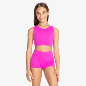 Alternative view of Haut bralette pour enfant avec bretelles en maille