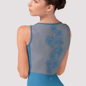 Justaucorps pour femmes Emma à encolure bateau et motif floral
