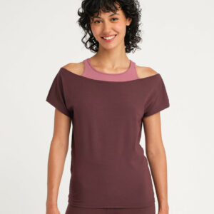 TEE-SHIRT BICOLORE EFFET DÉBARDEUR - AREZZO BI